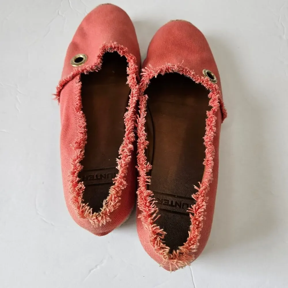 Hunter Adler Espadrille Flats Shoes Slip‎ On Women's 8 Summer Vacation Casual